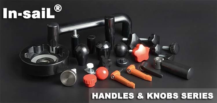 Crank Handles with Handle, Black-Oxide Steel Boss
