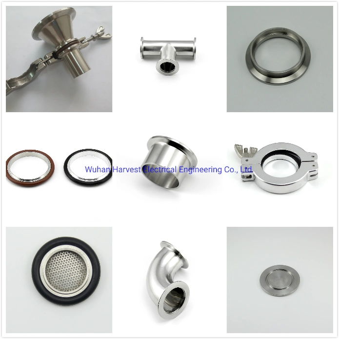 Customized Stainless Steel Kf Vacuum Filter Foreline Kf Traps Filter Element with Kf Fittings