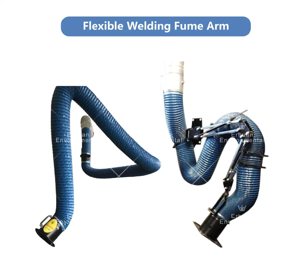 Ventilator Support Arm Flexible Extraction Fume Arm Smoke and Dust Collector Arm