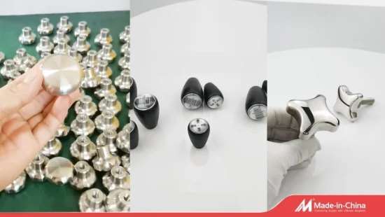 OEM Customized Knobs Handle Screw Clamping Nut Thread End Black Thumb Plastic Industrial Knob