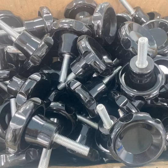 China Supplier Threaded Male Plastic Machine Clamping Knob