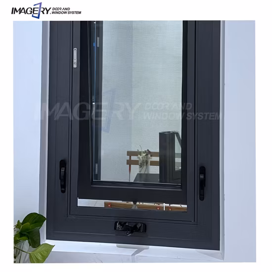 Modern Black/Gold/White Aluminium Alloy Handle Lock Pull Window Crank Handle for Casement Windows