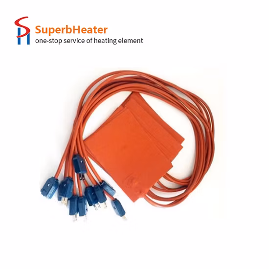 Factory Custom Flexible Silicone Heating Elements with 3m Adhesive