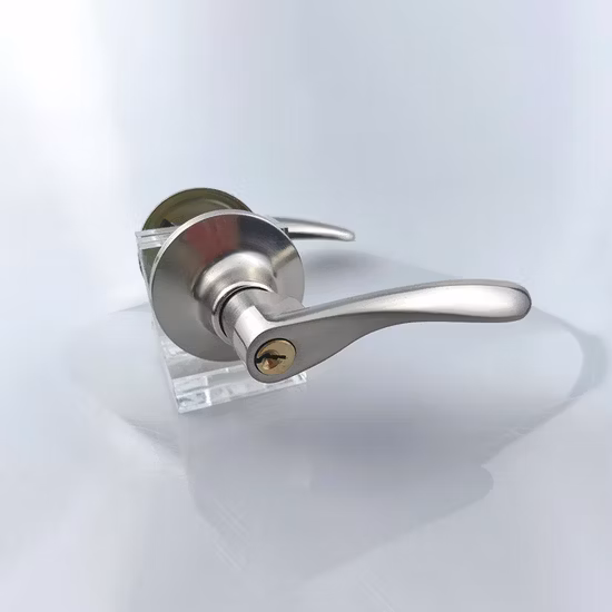 Latest Zinc Alloy Luxury Door Lock Modern Leather Door Handles for Interior Doors