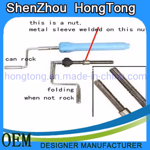 Folding Crank Handle for Hospital Care Bed Rocking Handle